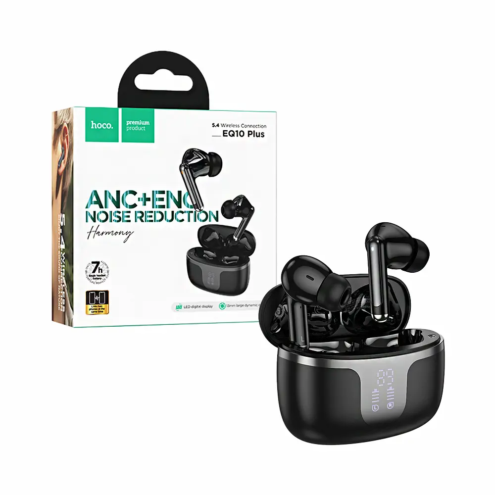 Hoco EQ10 Plus ANC+ENC Earbuds | Best Price in Bangladesh