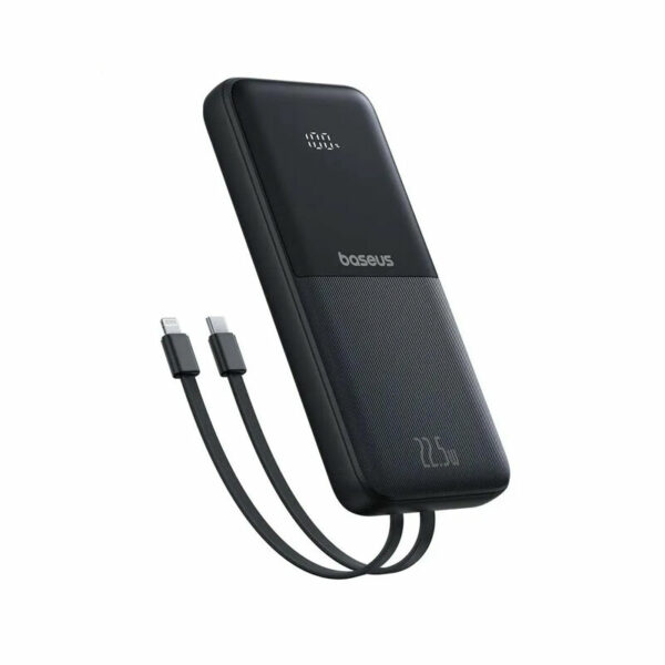 Baseus 10000mAh 22.5W Power Bank with Built-in Cable Original Bangladesh