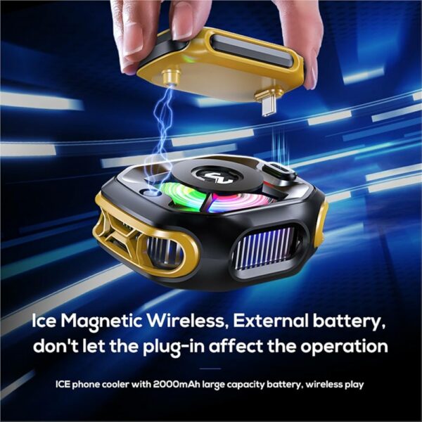 MEMO CX12 Mobile Cooler Radiator with Digital Display & Built-in Battery