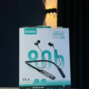 Reeoo Rx Genius Bluetooth Neckband with 80 Hours Battery, ENC Mic, Gaming Mode – Bangladesh