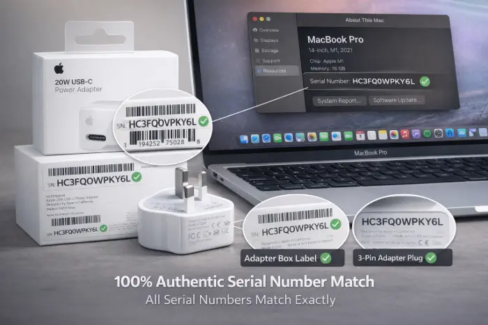 Apple 20W USB-C Power 100% Original Adapter 1 year warranty - Image 2